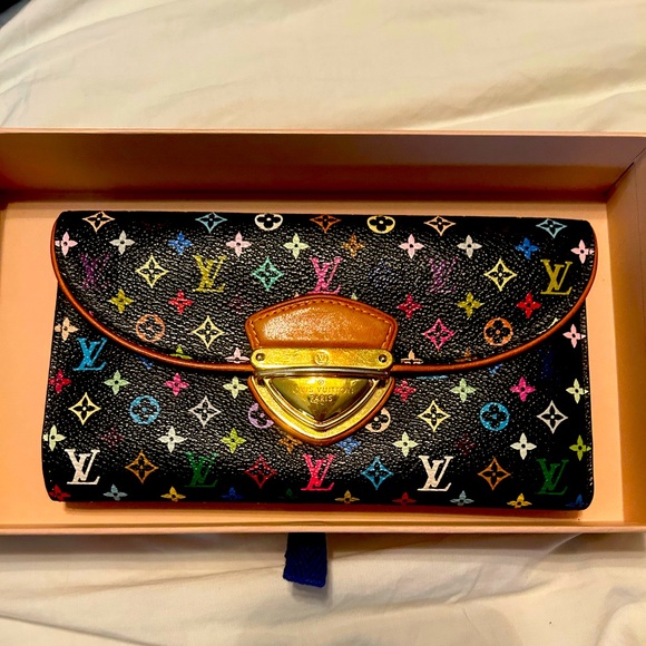 Louis Vuitton Handbags - Louis Vuitton Eugenie Long Wallet In Black Multicolor